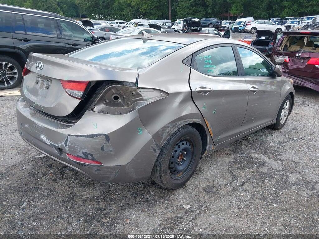 5NPDH4AE7FH554790 2015 HYUNDAI ELANTRA photo no. 4