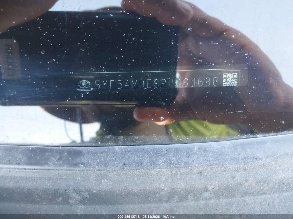 5YFB4MDE8PP061686 2023 TOYOTA COROLLA photo no. 9