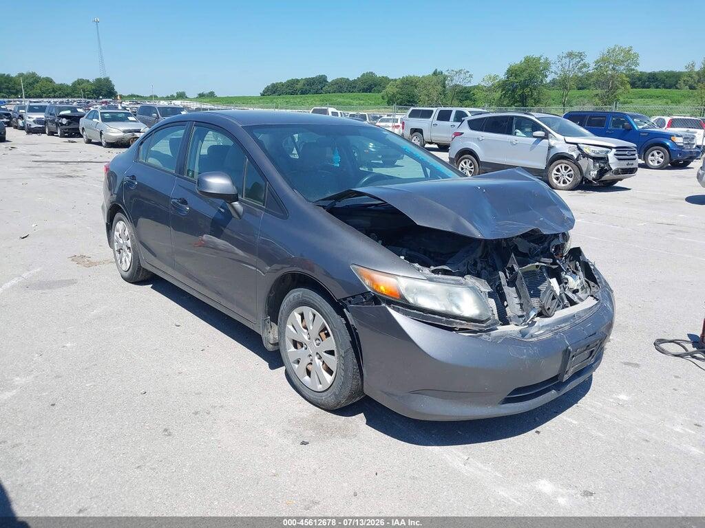 2HGFB2E57CH541231 2012 HONDA CIVIC photo no. 1