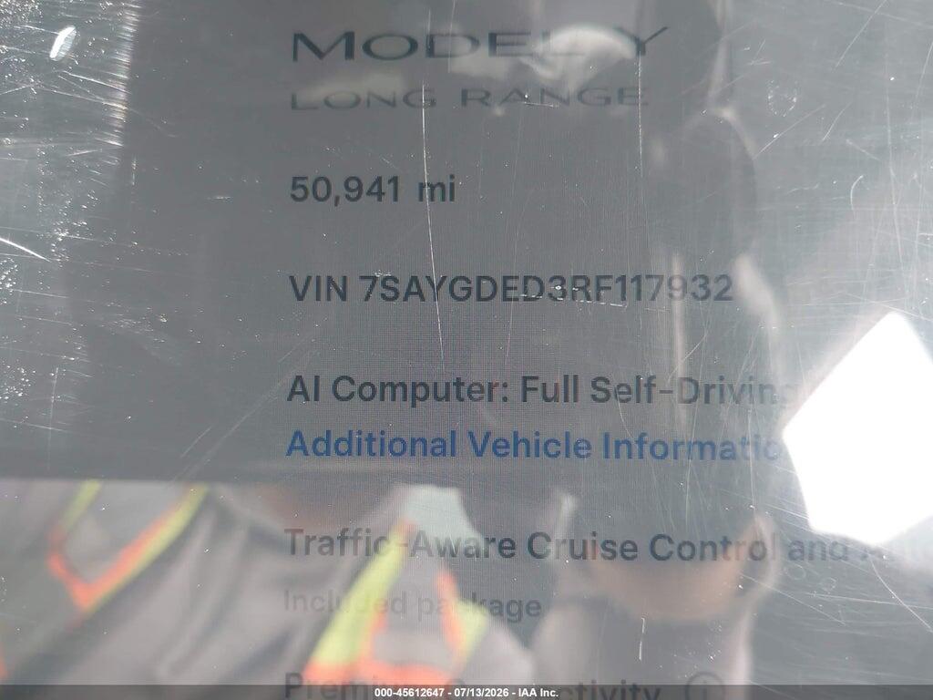 7SAYGDED3RF117932 2024 TESLA MODEL Y photo no. 7