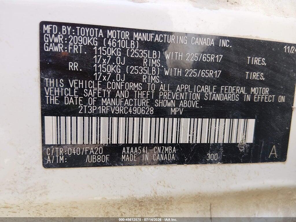 2T3P1RFV9RC490628 2024 TOYOTA RAV4 photo no. 9