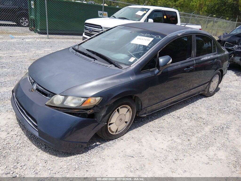 JHMFA36286S003645 2006 HONDA CIVIC HYBRID photo no. 2