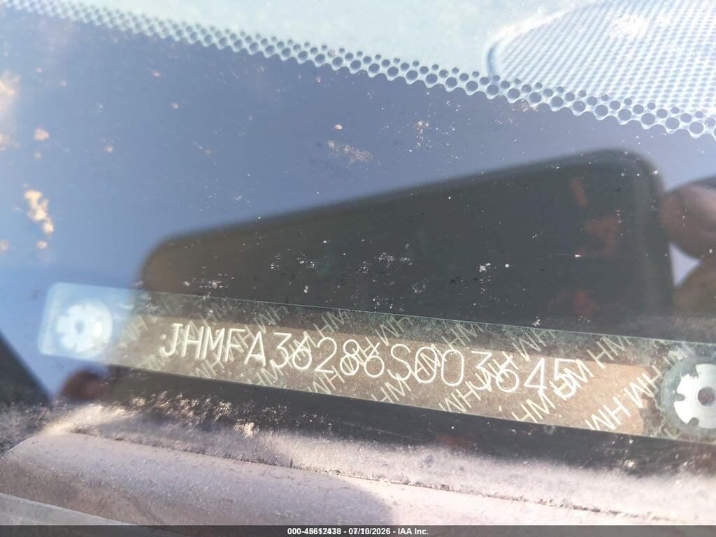 JHMFA36286S003645 2006 HONDA CIVIC HYBRID photo no. 9
