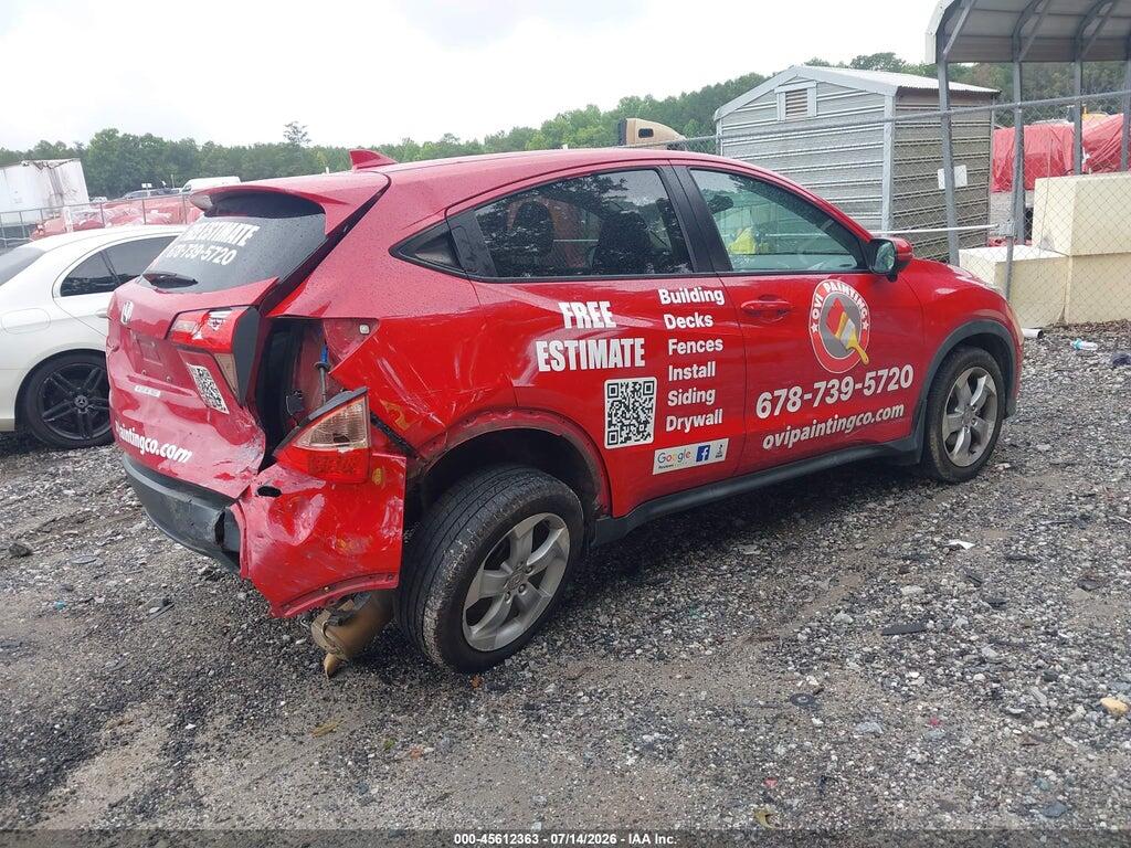 3CZRU5H51GM738545 2016 HONDA HR-V photo no. 4