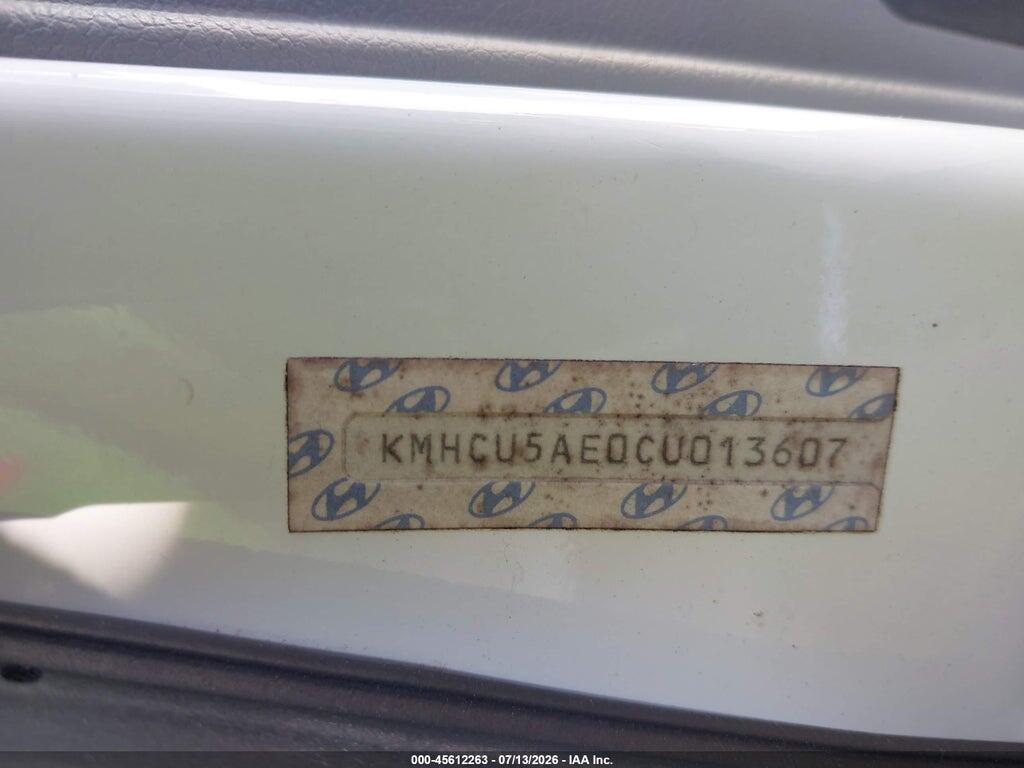 KMHCU5AE0CU013607 2012 HYUNDAI ACCENT photo no. 9