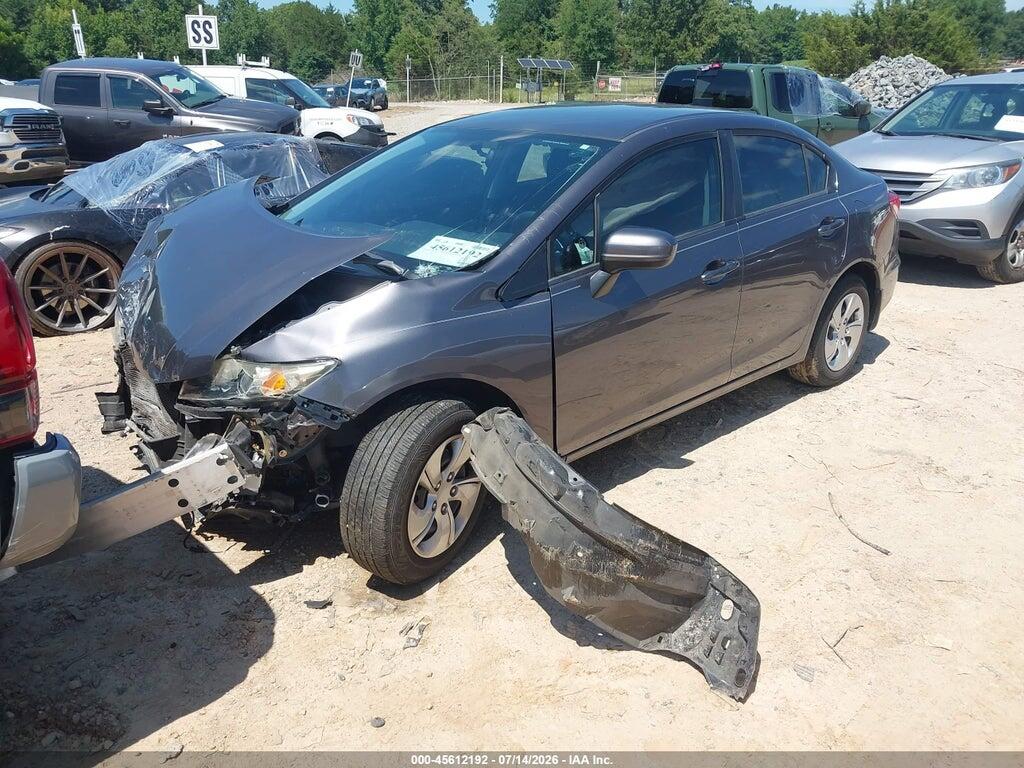 2HGFB2F53FH551242 2015 HONDA CIVIC photo no. 2