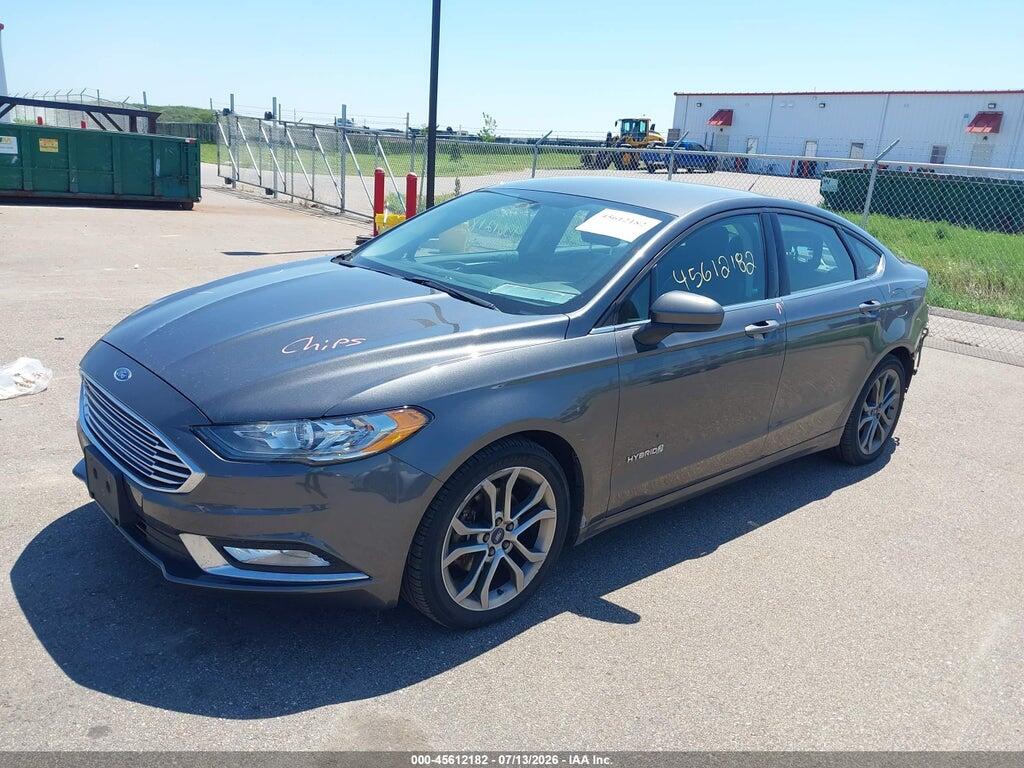 3FA6P0LU6HR165430 2017 FORD FUSION HYBRID photo no. 2