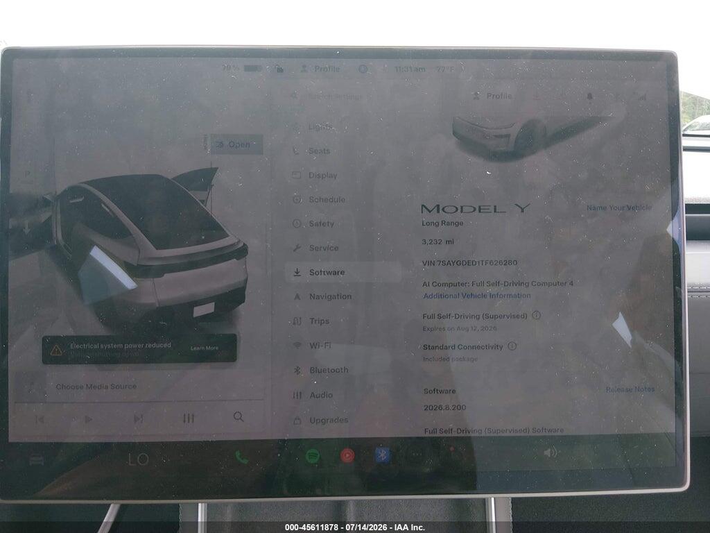 7SAYGDED1TF626280 2026 TESLA MODEL Y photo no. 7