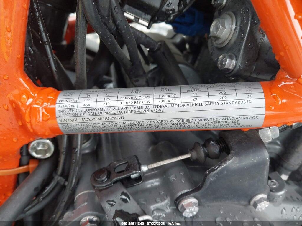 MD2JYJ404RN210317 2024 KTM 390 photo no. 10