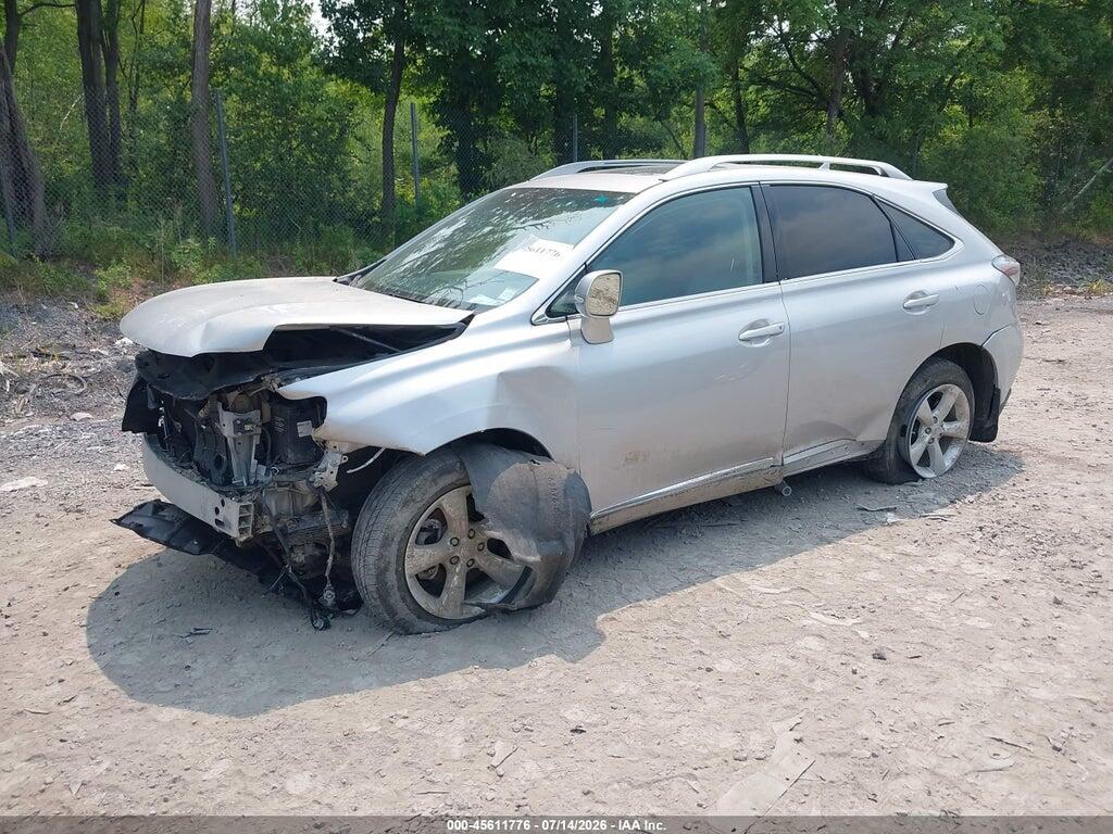 2T2BK1BA1CC150204 2012 LEXUS RX 350 photo no. 2