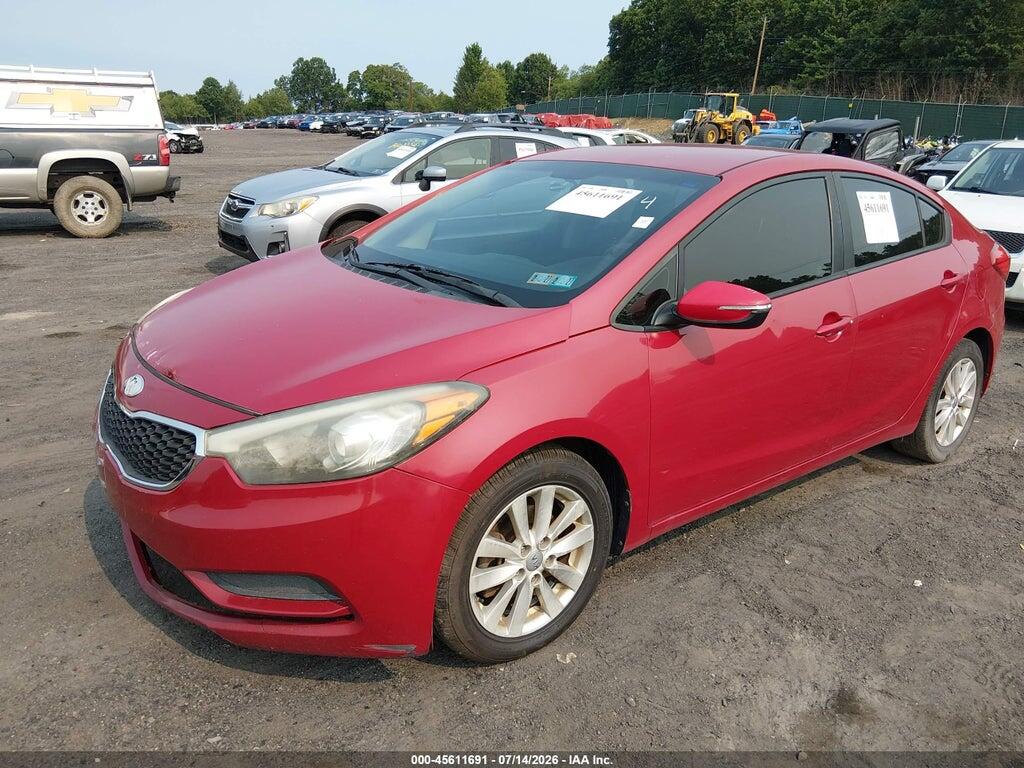 KNAFX4A69E5146405 2014 KIA FORTE photo no. 2