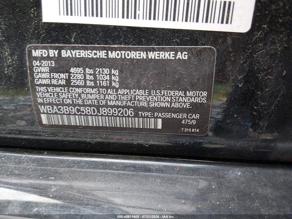 WBA3B9C58DJ899206 2013 BMW 335I photo no. 9