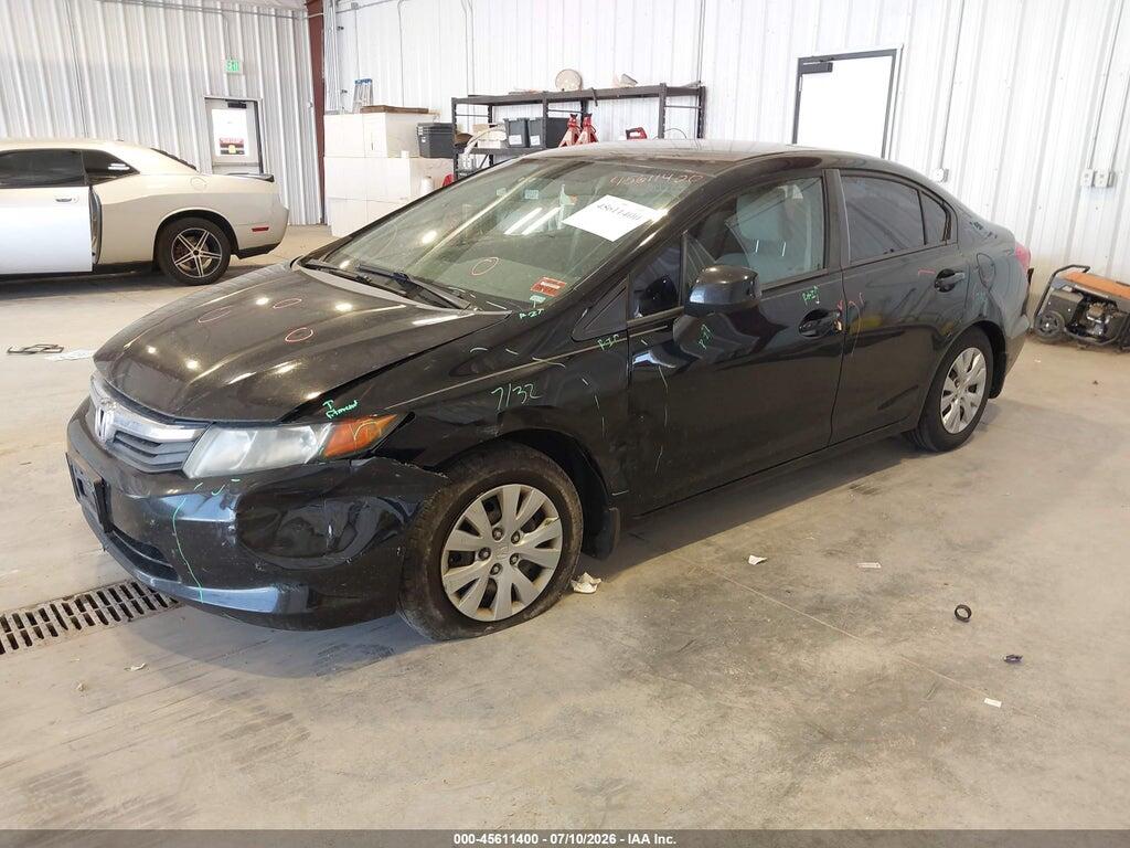 19XFB2F55CE321305 2012 HONDA CIVIC photo no. 2