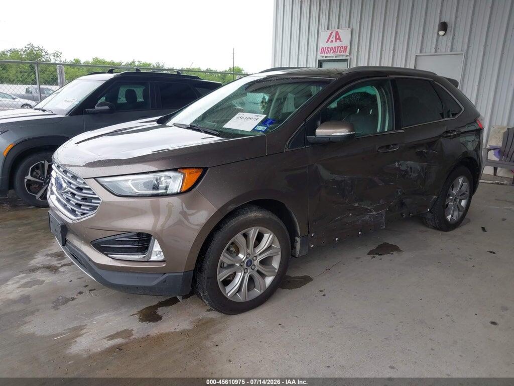 2FMPK3K90KBC10505 2019 FORD EDGE photo no. 2