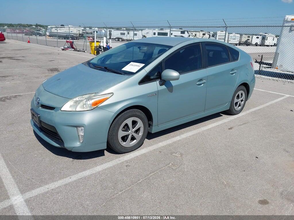 JTDKN3DU0C5440834 2012 TOYOTA PRIUS photo no. 2