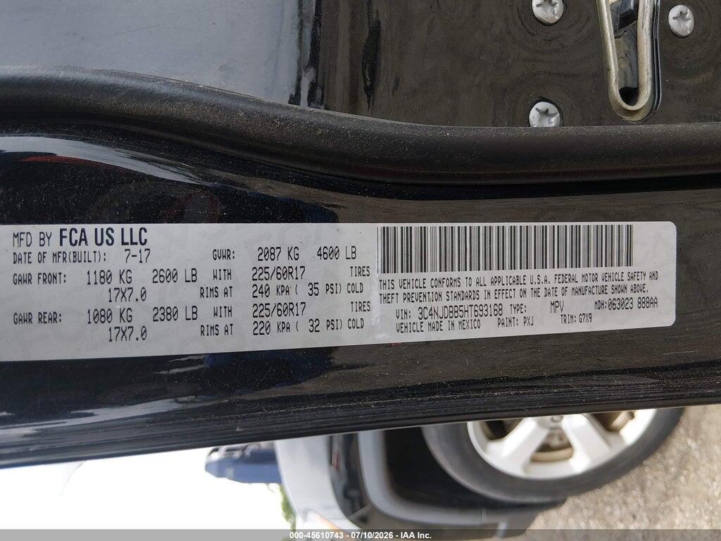 3C4NJDBB5HT693168 2017 JEEP COMPASS photo no. 9