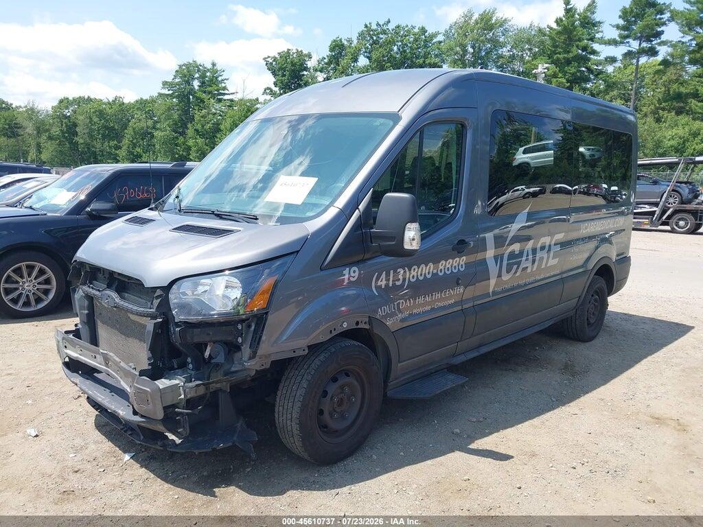 1FBAX2C8XPKB74769 2023 FORD TRANSIT-350 PASSENGER VAN photo no. 2