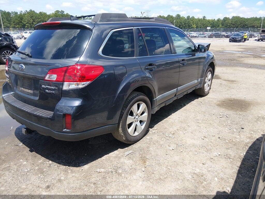 4S4BRDJC2B2441422 2011 SUBARU OUTBACK photo no. 4