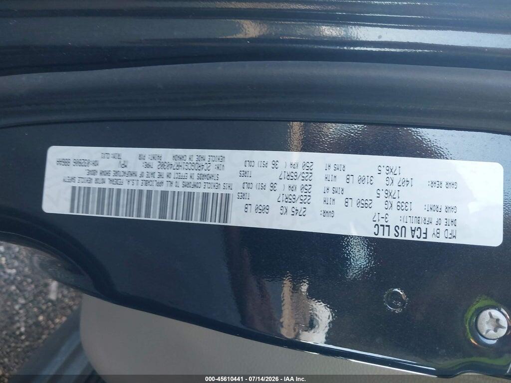 2C4RDGCG1HR740302 2017 DODGE GRAND CARAVAN photo no. 9