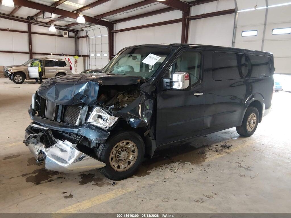 5BZAF0AA9FN852675 2015 NISSAN NV PASSENGER NV3500 HD photo no. 2