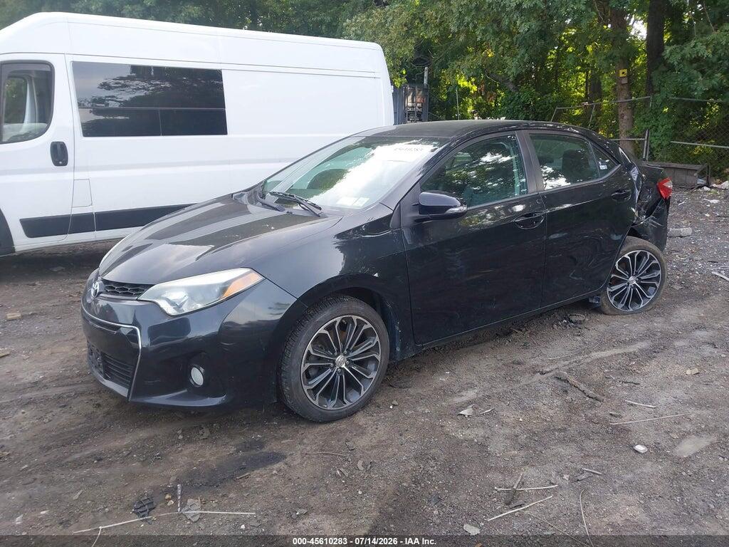 2T1BURHE0FC399654 2015 TOYOTA COROLLA photo no. 2