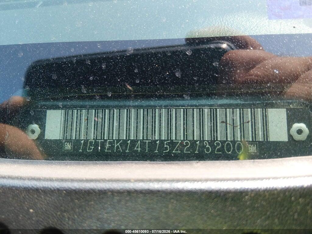 1GTEK14T15Z213200 2005 GMC SIERRA 1500 photo no. 9