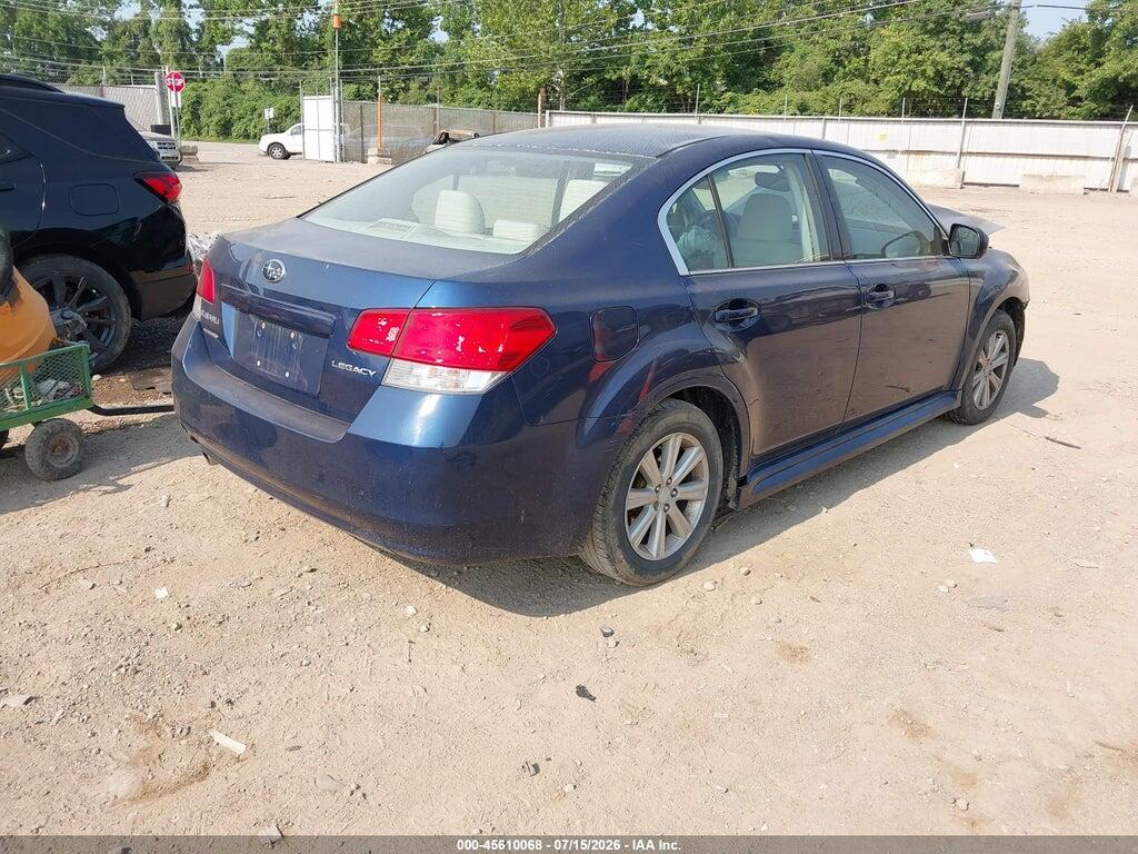 4S3BMCG66A3215536 2010 SUBARU LEGACY photo no. 4