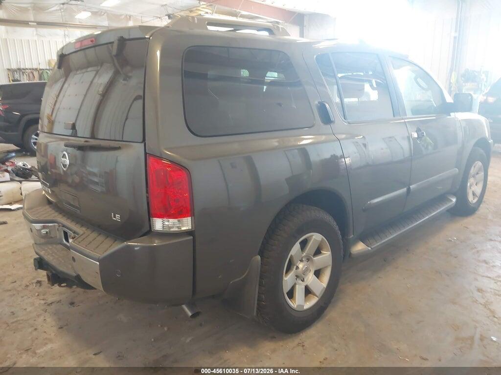 5N1AA08B04N739008 2004 NISSAN PATHFINDER ARMADA photo no. 4