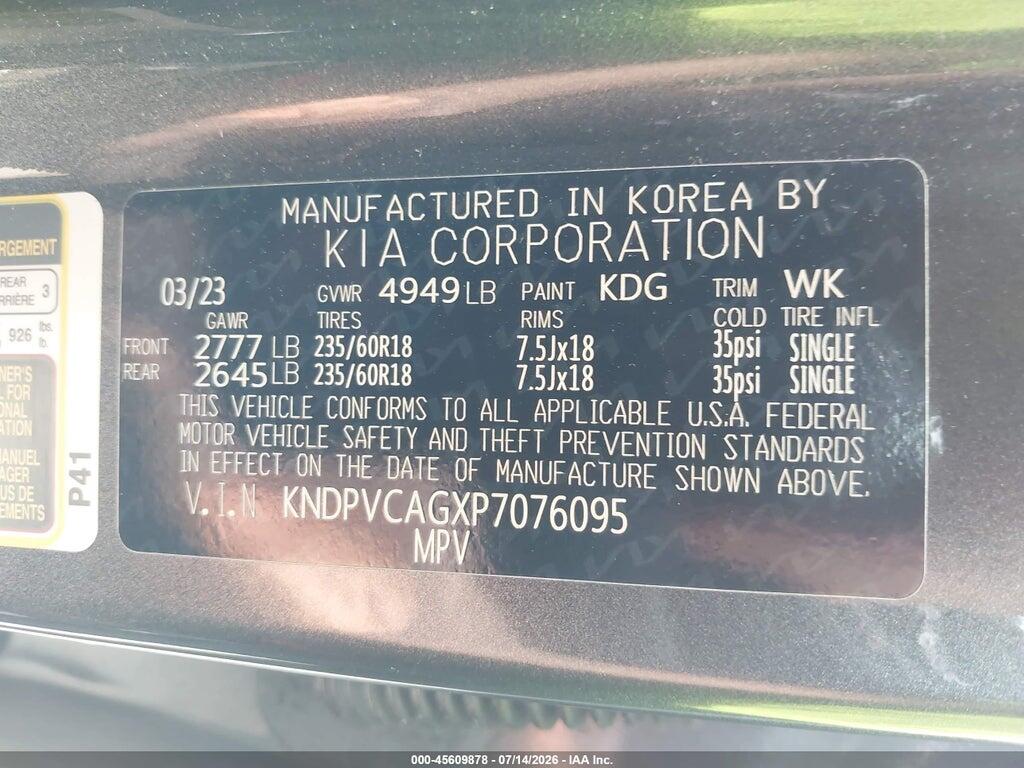 KNDPVCAGXP7076095 2023 KIA SPORTAGE HYBRID photo no. 9