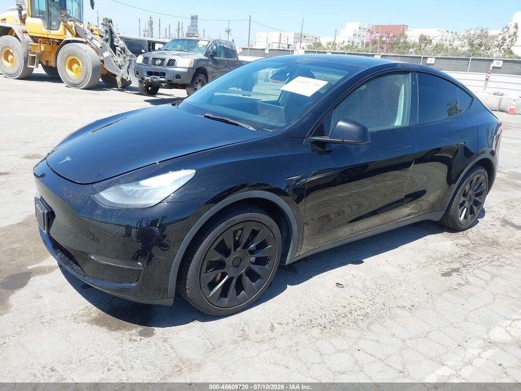 5YJYGDEE4MF222803 2021 TESLA MODEL Y photo no. 2