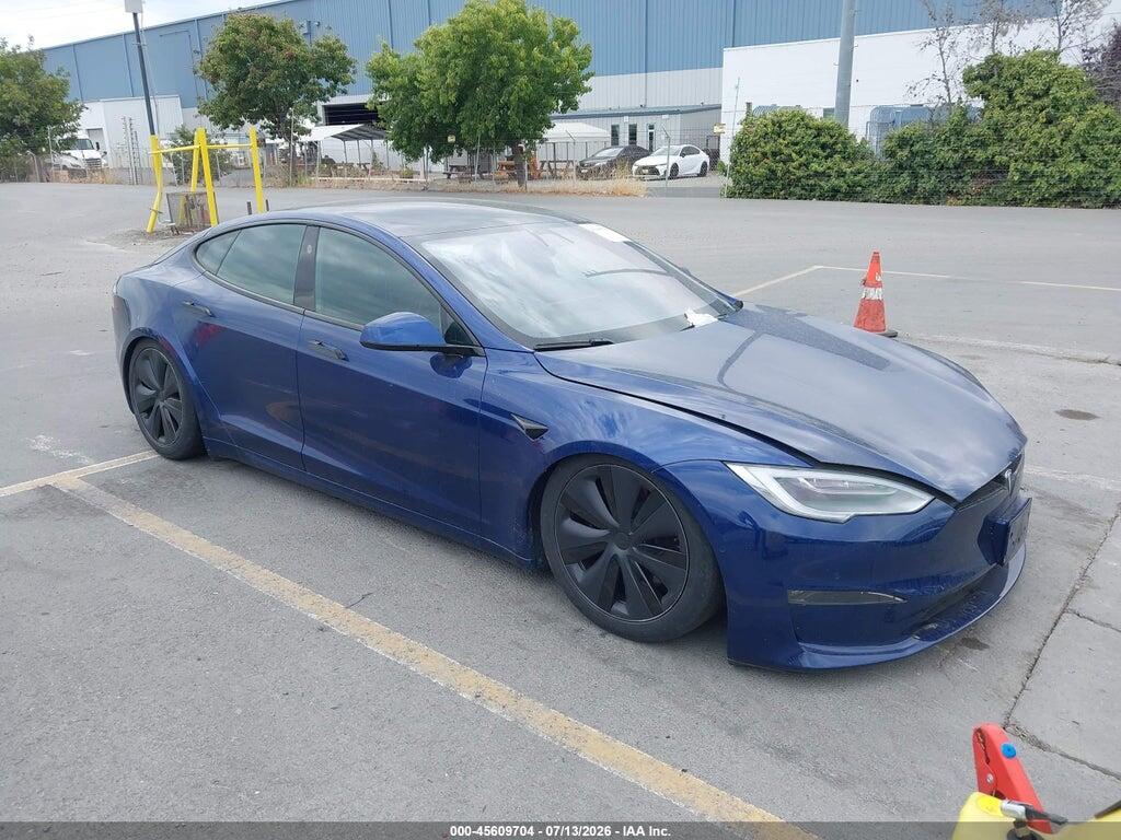 5YJSA1E59MF439687 2021 TESLA MODEL S photo no. 1