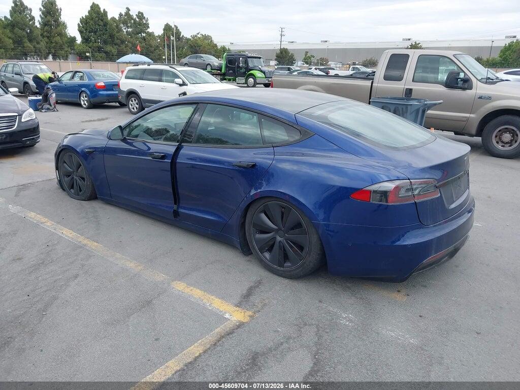 5YJSA1E59MF439687 2021 TESLA MODEL S photo no. 3