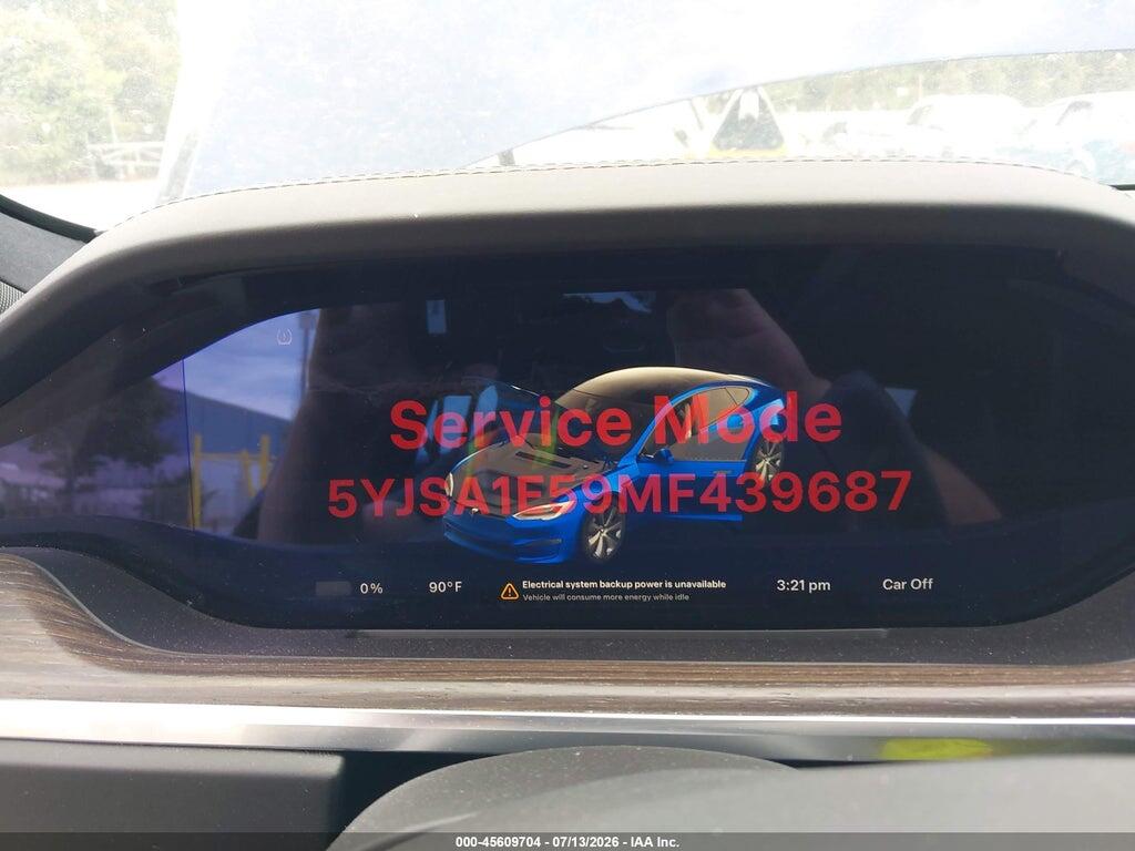5YJSA1E59MF439687 2021 TESLA MODEL S photo no. 7