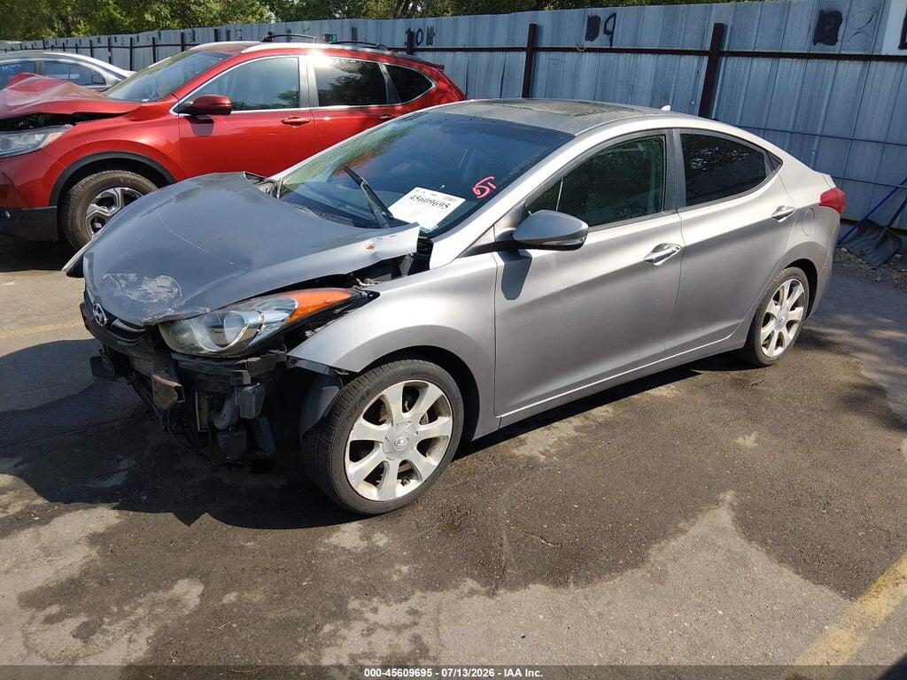 KMHDH4AE1BU098748 2011 HYUNDAI ELANTRA photo no. 2