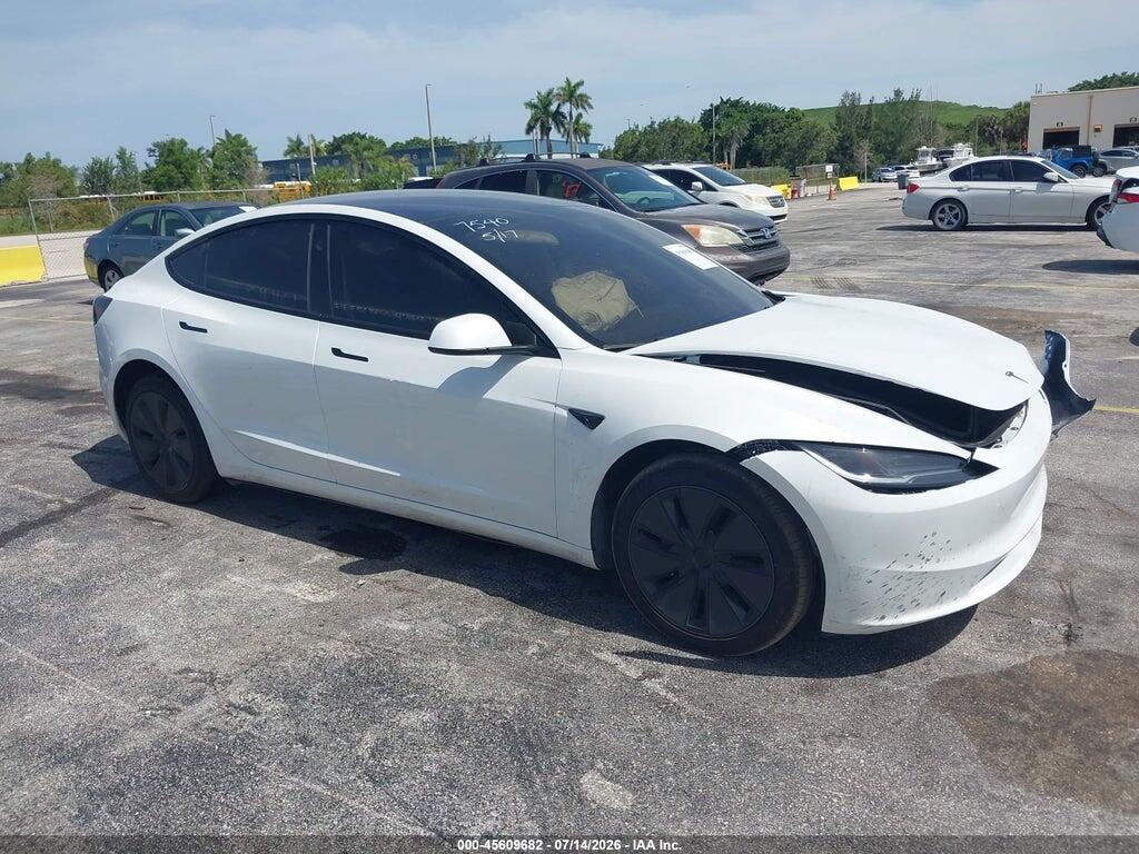 5YJ3E1EA3TF147540 2026 TESLA MODEL 3 photo no. 1