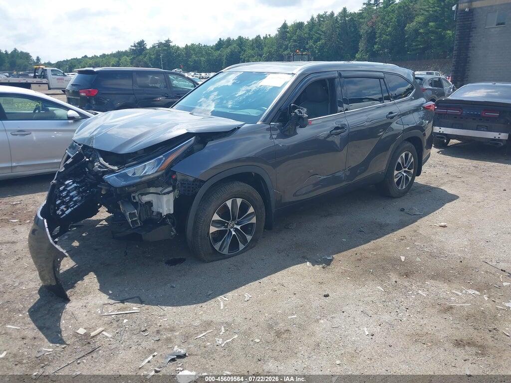 5TDGZRBH4LS512468 2020 TOYOTA HIGHLANDER photo no. 2