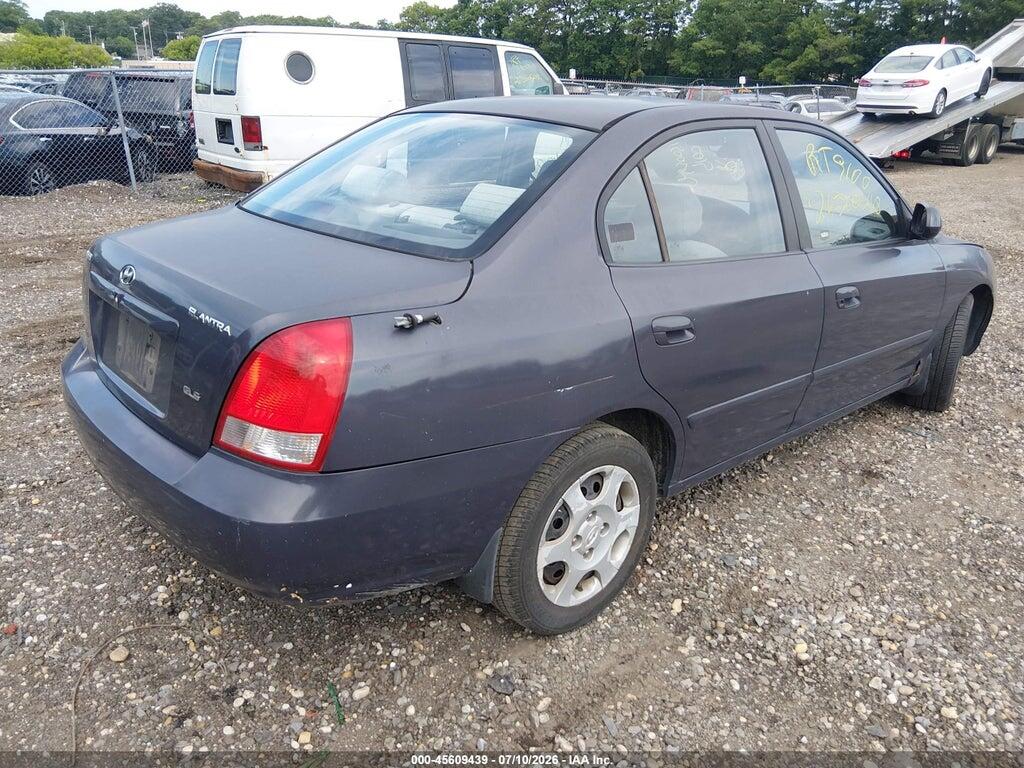 KMHDN45D51U152660 2001 HYUNDAI ELANTRA photo no. 4