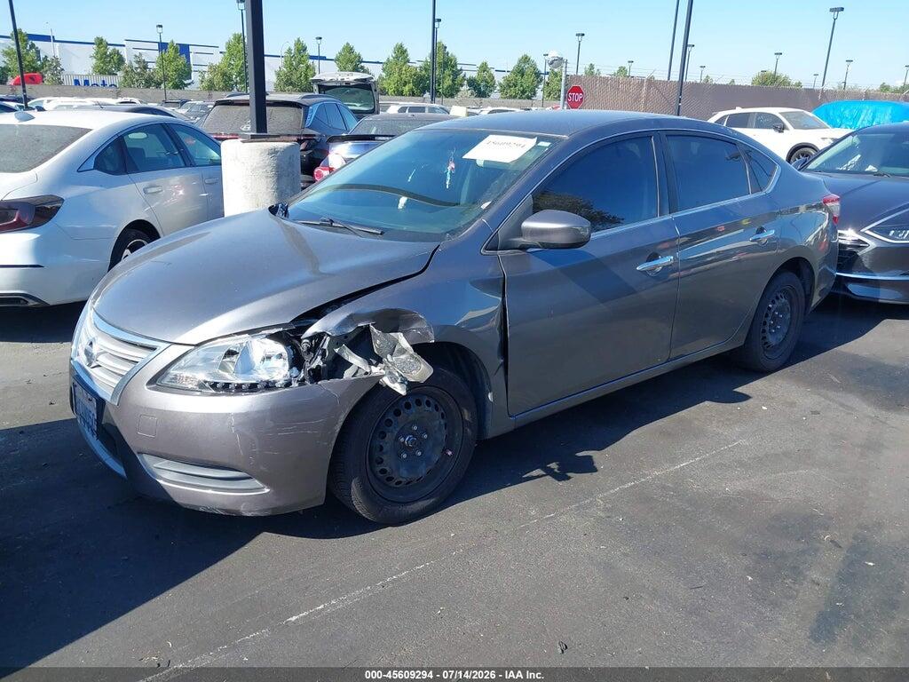 3N1AB7AP7FY343764 2015 NISSAN SENTRA photo no. 2