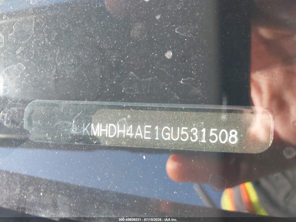 KMHDH4AE1GU531508 2016 HYUNDAI ELANTRA photo no. 9