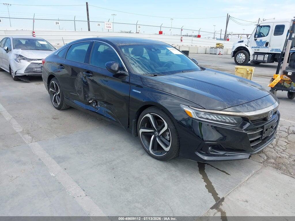 1HGCV3F21NA026506 2022 HONDA ACCORD HYBRID photo no. 1