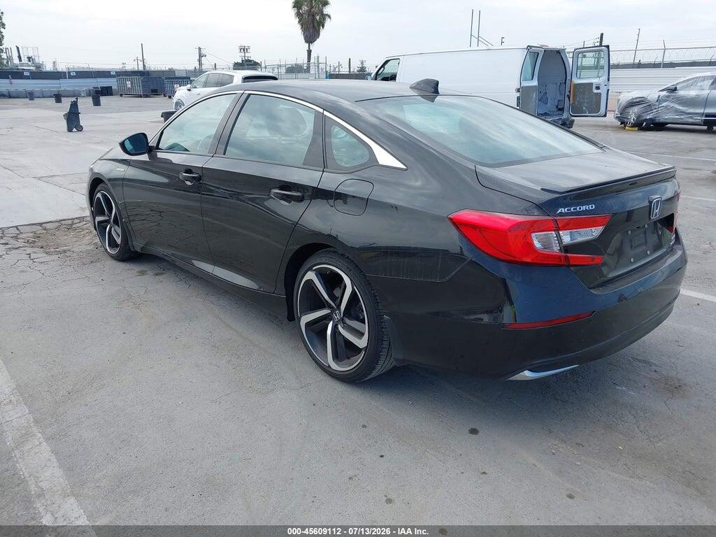 1HGCV3F21NA026506 2022 HONDA ACCORD HYBRID photo no. 3