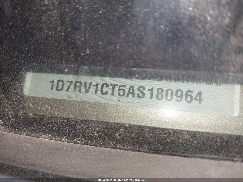 1D7RV1CT5AS180964 2010 DODGE RAM 1500 photo no. 9