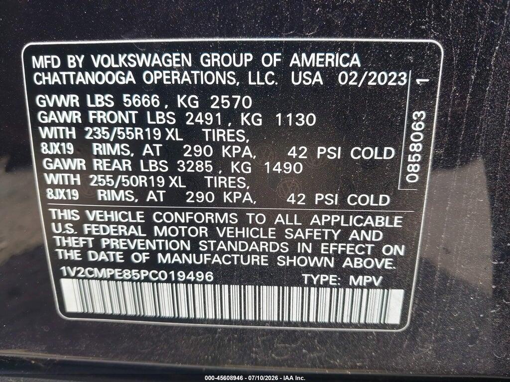 1V2CMPE85PC019496 2023 VOLKSWAGEN ID.4 photo no. 9