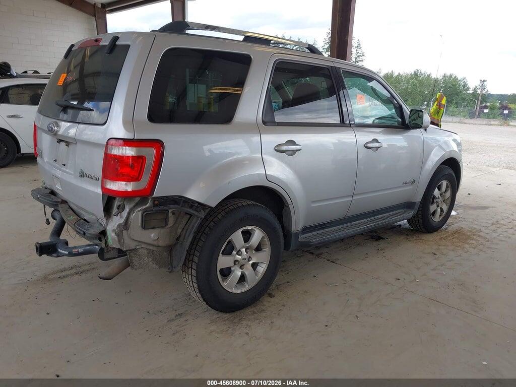 1FMCU5K39AKB92915 2010 FORD ESCAPE HYBRID photo no. 4