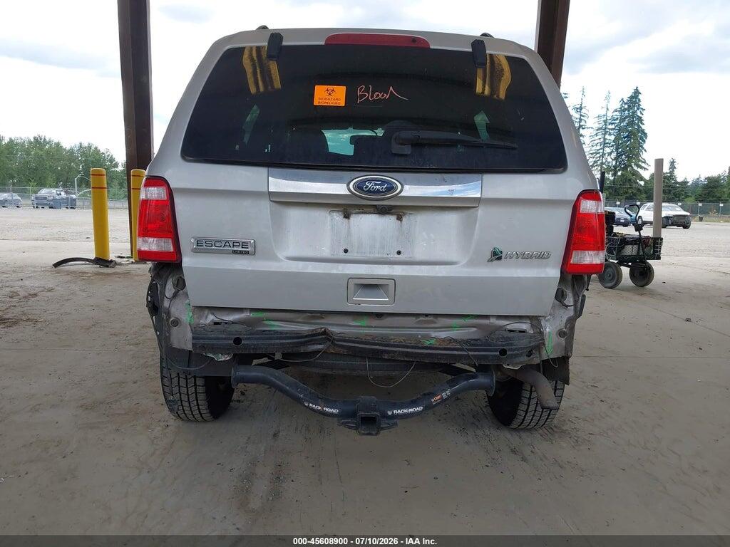1FMCU5K39AKB92915 2010 FORD ESCAPE HYBRID photo no. 6