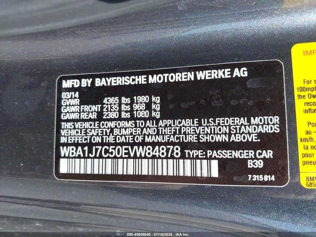 WBA1J7C50EVW84878 2014 BMW M235 photo no. 9