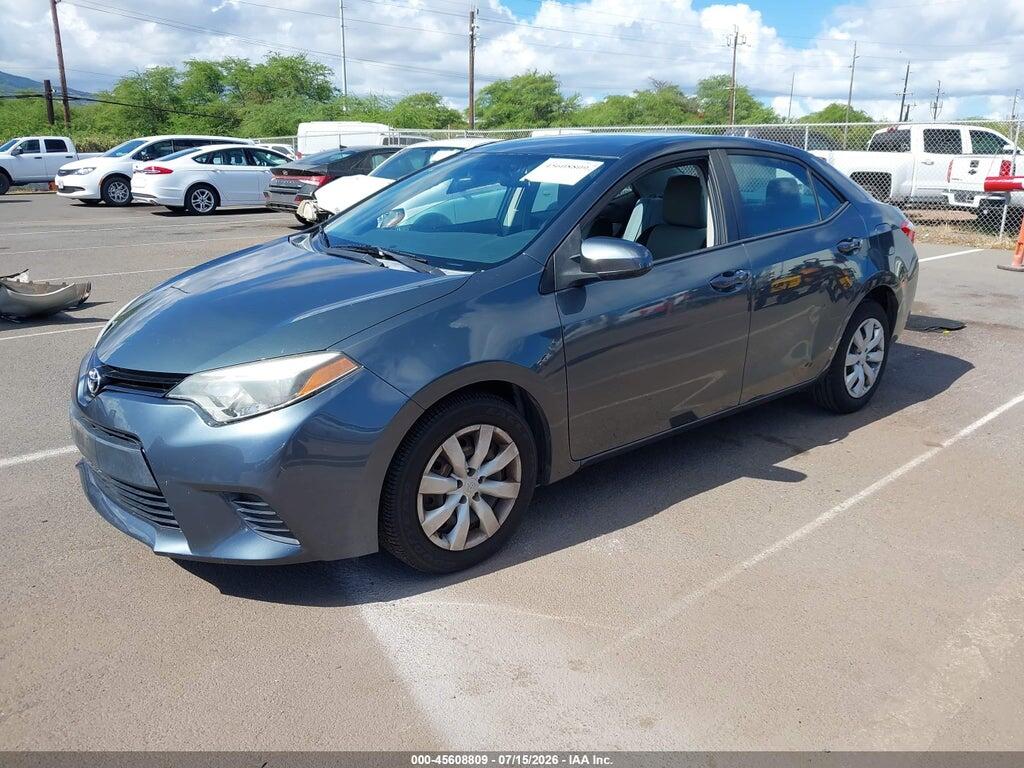 5YFBURHE6EP009221 2014 TOYOTA COROLLA photo no. 2