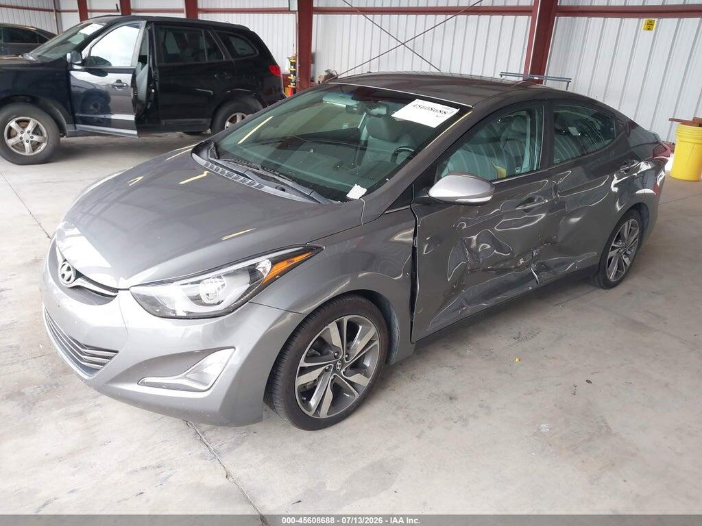 5NPDH4AE7EH487560 2014 HYUNDAI ELANTRA photo no. 2