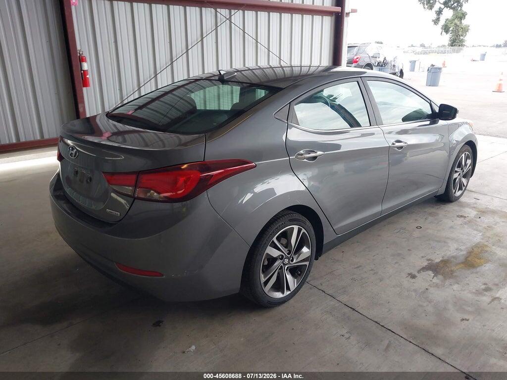 5NPDH4AE7EH487560 2014 HYUNDAI ELANTRA photo no. 4
