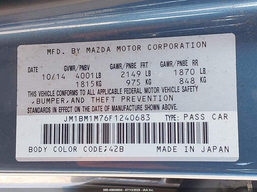 JM1BM1M76F1240683 2015 MAZDA MAZDA3 photo no. 9